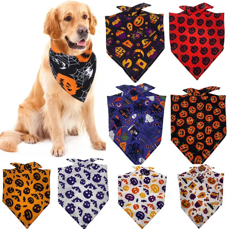 Pet Bandana Triangle Scarf – Tie-Dye Style for Cats & Dogs