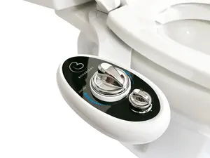 Boss Bidet Luxury Non electric bidet attachment for your toilet. Anyone can install it in 15 minutes - Aesthetic design, water sprayer, Black