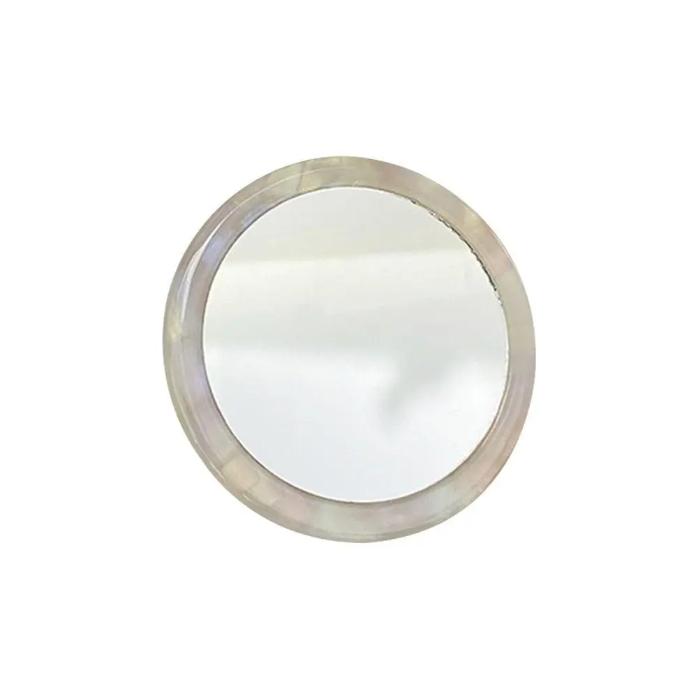 Girl Lady Gift Simple Acetate Makeup Mirror Portable Mini Cosmetic Vanity Mirror Round Cute SPA Salon Compact Mirrors