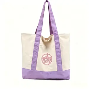 （Large）Trader Joe’s Women’s Floral Tote Bag - Stylish & Spacious BeachBag, Perfect for Summer Vacations, Shopping & Casual Outings,Lightweight & Chic Beach Purse for Women, Ideal for Travel, Market Runs & Sunny Day Adventures