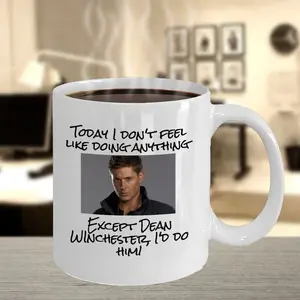 [Sale Up To 50%] Dean Winchester Mug Coffee 11oz And 15oz Supernatural Fan Supernatural