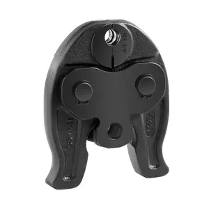 3/8" Press Jaw For Compact Series Press Tools, 52 HRC Hardened Steel Jaw For High-Pressure HVAC/R Applications, Compatible With 24 kN Press Tools For RLS Copper Pipe Connections And Fittings