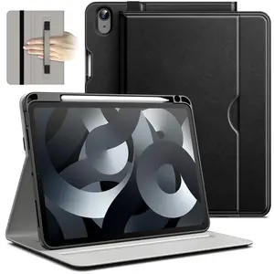 JETech Case for iPad Air 11-Inch M4/M3/M2 (2026/2025/2024), iPad Air 5/4 (10.9-Inch, 2022/2020 Model, 5th/4th), PU Leather Business Folio Protective Tablet Cover Pocket