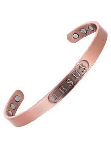 Women’s 99.99% Pure Copper Bracelet, Adjustable Cuff Bangle, Elegant Design, Perfect Mother’s Day Gift for Her