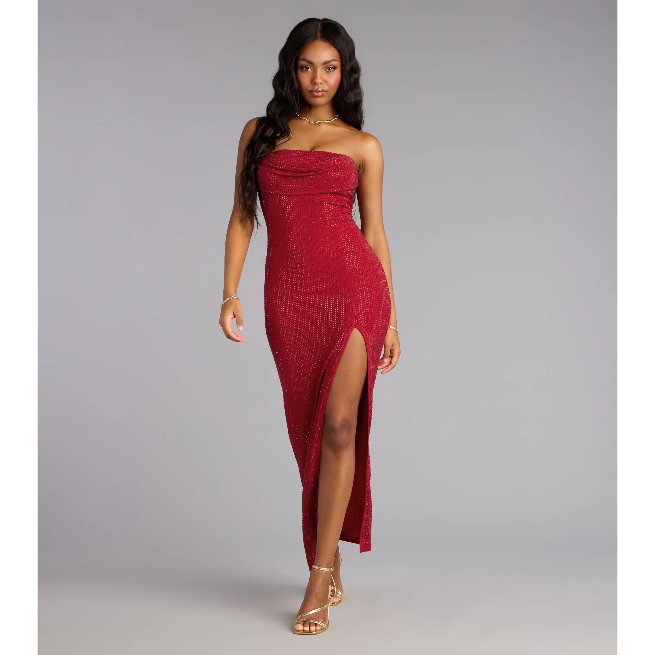 Desirae Rhinestone Formal Dress - TikTok Shop Desirae Rhinestone Formal Dress - TikTok Shop