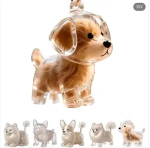 Cat Fur Collection Capsule Dog Hair Collector Keychain Which Canbe Used as a Keychain or a Pendant and Carriedaround with You