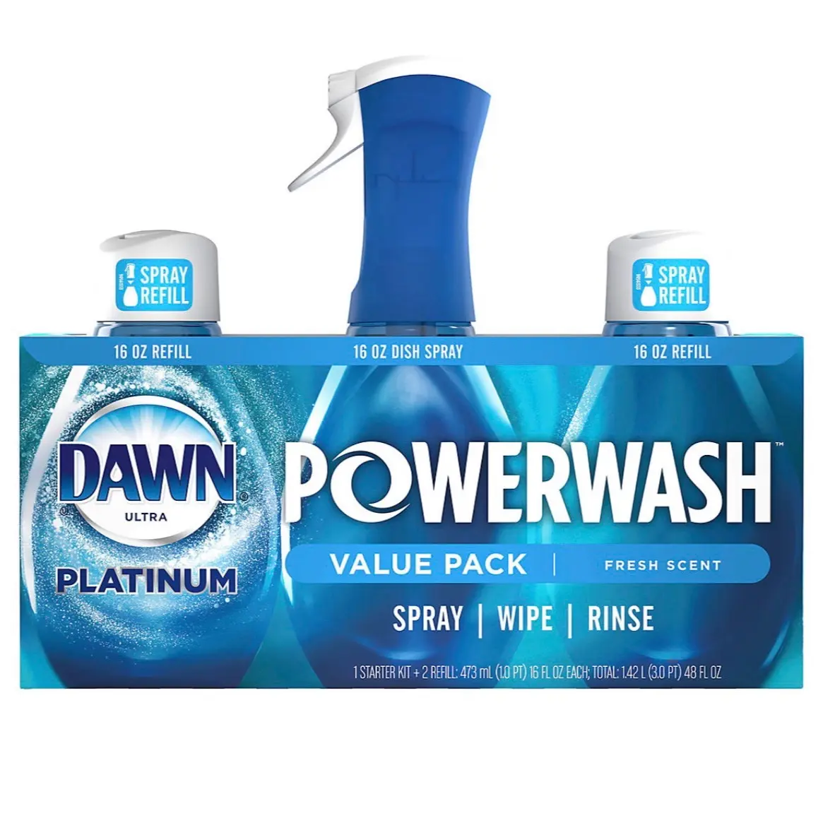 Dawn Platinum Powerwash Fresh Scent Value Pack