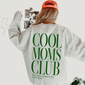 Cool moms club retro graphic sweatshirt for women, presents for mom, expecting mom gif