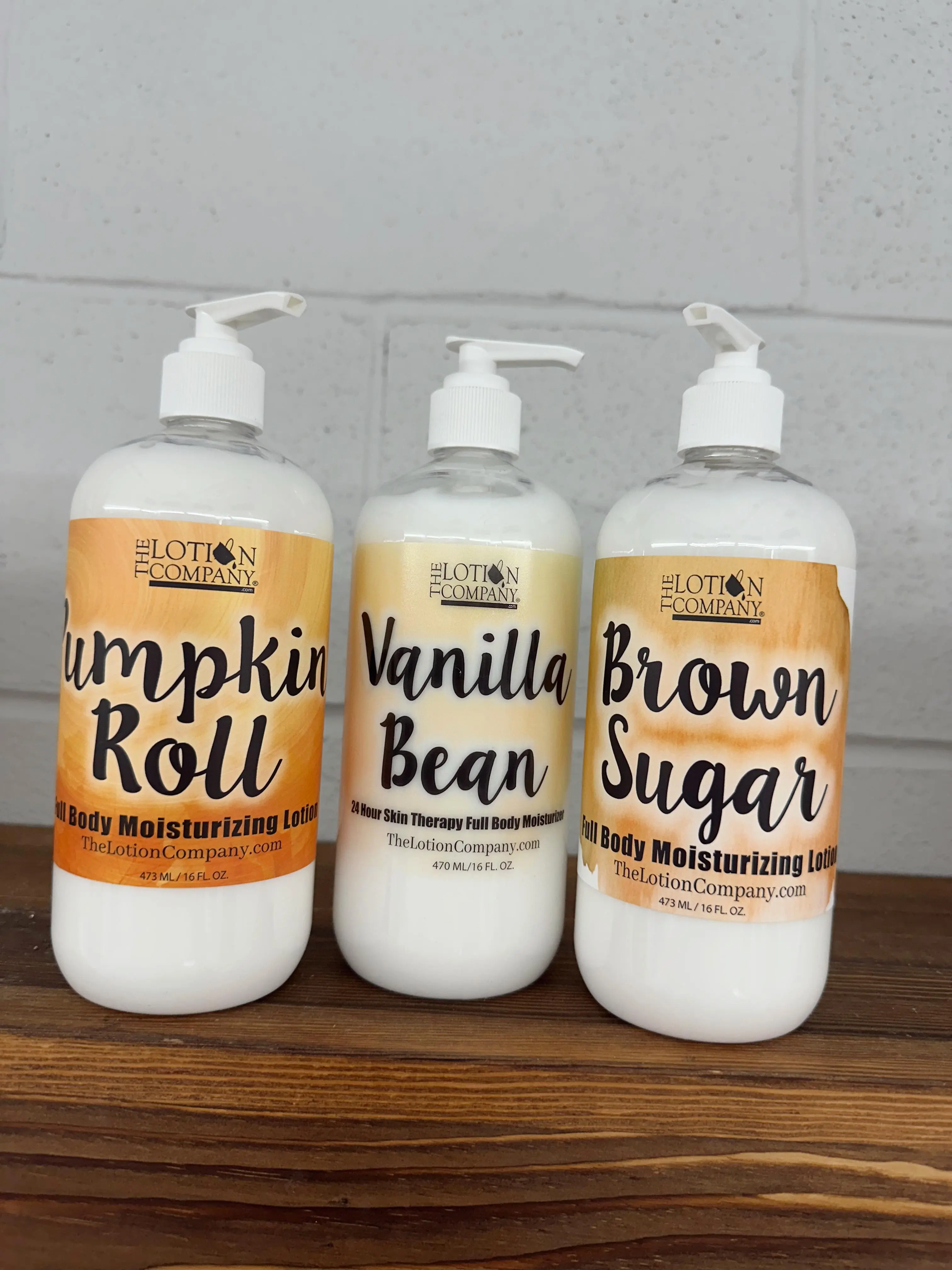 Fall Smell Good Essentials (LIMITED EDITION): 16 oz Trio Bundle – The Lotion Company Full Body Moisturizers – (3-Pack/16 oz each)