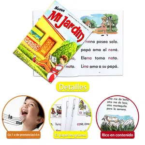 My Garden Spanish Reading Resource Book, 112 Pages, Fun Learning Tool, Enhances Reading Comprehension, Ideal Gift for Holidays