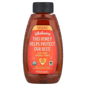 Wholesome Sweeteners Fair Trade Organic Honey, 24 oz (680 g)