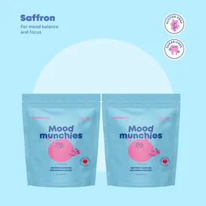 JoySpring Saffron Gummies – Plant-Based Saffron Formula for Daily Wellness (2 Pack)