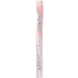 7/8" x 10yd Cracked Foil Ribbon – Black/Red