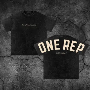One More Rep, Gym Apparel, Workout Wear, Training Men's Top, Aesthetic Shirt, Discipline, Strength, Focus