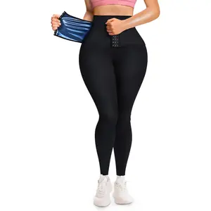 Sauna Sweat Pants for Women High Waist Compression Slimming Weights Thermo Legging Workout Body Shaper Sauna Suit