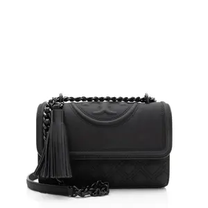 Pre-owned Tory Burch Leather Crossbody Bags Matte Fleming Small Shoulder Bag