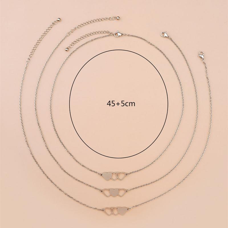 Stainless Steel Best Friend Necklace Suitable for 3 Sister and 3 Friends Stainless Steel Best Friend Necklace Suitable for 3 Sister and 3 Friends