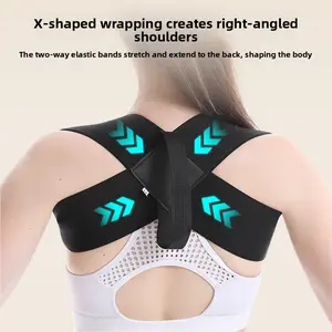 TikTok-style invisible posture correction strap for shoulder opening and back straightening, designed to improve hunchback and correct posture