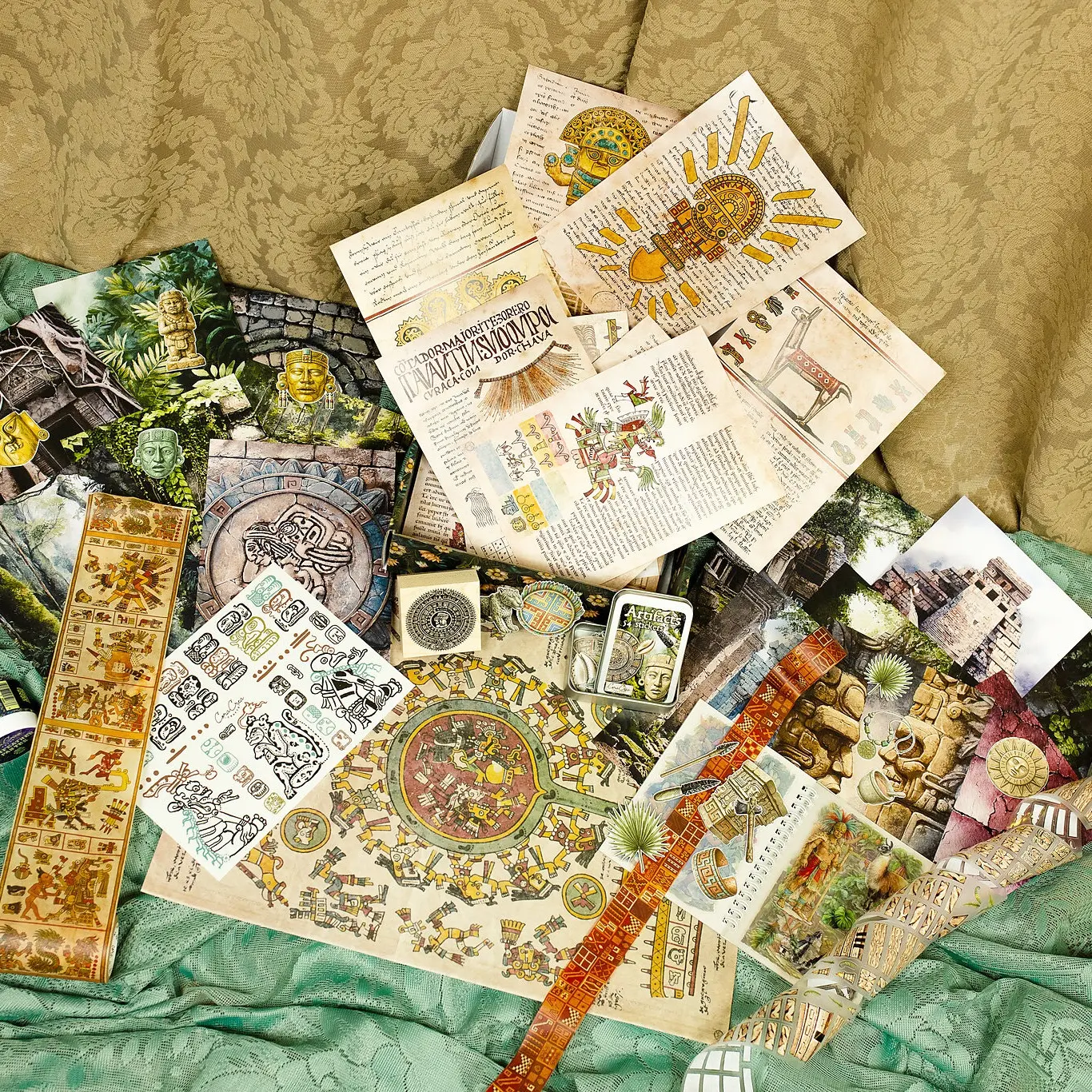 Ancient Civilizations Themed Vintage Craft Box