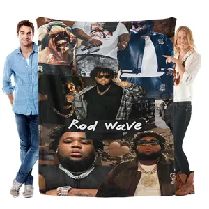 Rod Waven Blanket Soft Stain Resistant Polyester Fabric Versatile All Seasons Perfect Fan Gift for Various Occasions