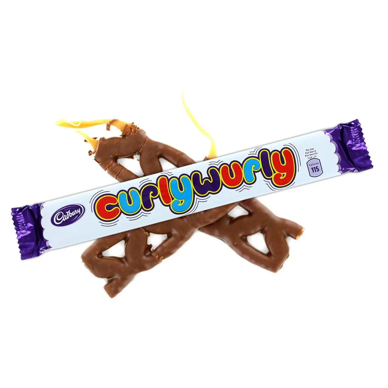 Cadbury - Curly Wurly Chocolate Bar - UK Import