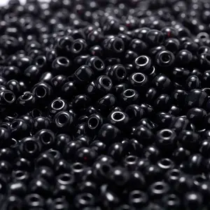 Seed Beads - Black and White Loose Interlocking Beads - Used for DIY Jewelry Making Accessories, Sewing Clothing Decoration, Bead Set