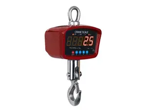 Optima Scales General Purpose Crane Scale - 500 lbs x 0.2 lb. LED Display