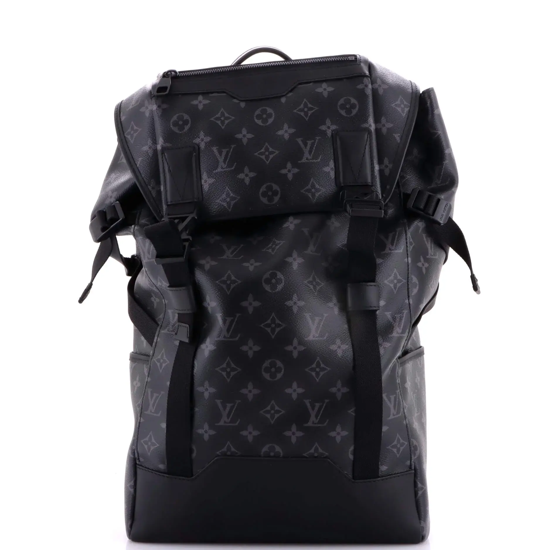 Pre-owned Louis Vuitton Canvas Coated Backpacks Getaway Backpack Monogram Eclipse Canvas by Rebag