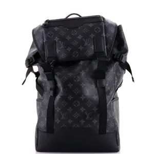 Pre-owned Louis Vuitton Canvas Coated Backpacks Getaway Backpack Monogram Eclipse Canvas by Rebag