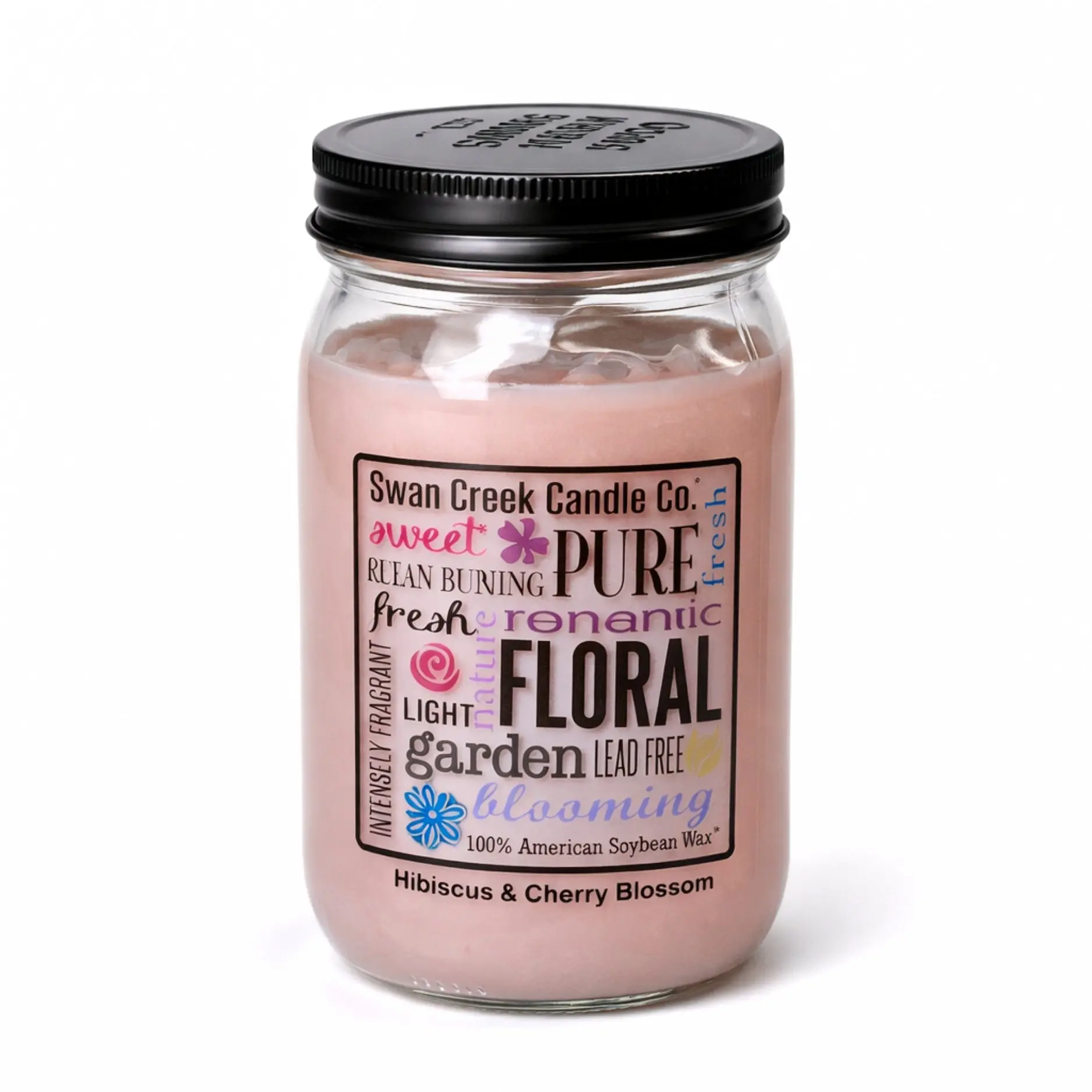 Hibiscus & Cherry Blossom Pantry Jar Soy Candle