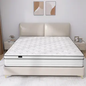 12 inch Medium Firm Hybrid Good Mattress Memory Foam and Pocket Spring Twin Full Queen King Size Mattress In a Box bed  mattress motion isolation