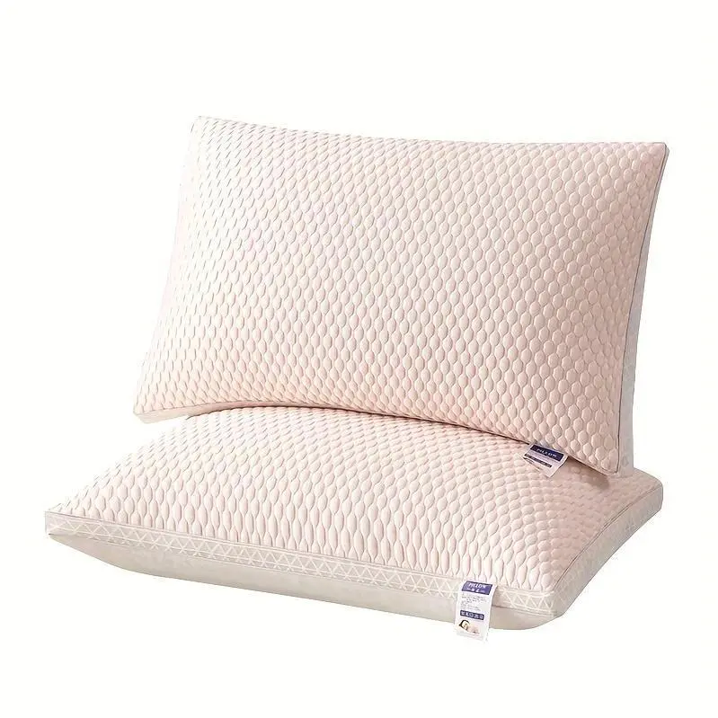 Set of 2 Cold Sleep Pillows, Soft And Cozy for Sleep Protection, Hotel-Grade Pillow, Ideal for Home Use, Neck Support Pillow for Student Dorms