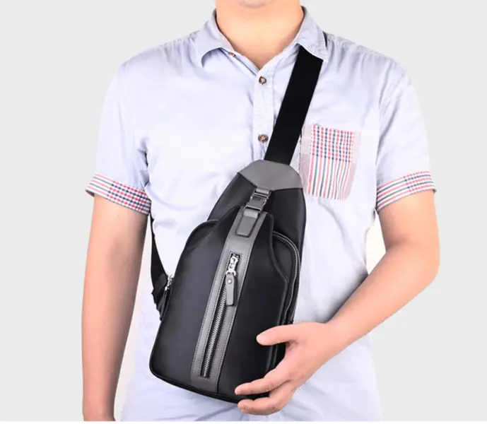 Cross body/Sling Bag Fingerprint locking and smell proof technilogy