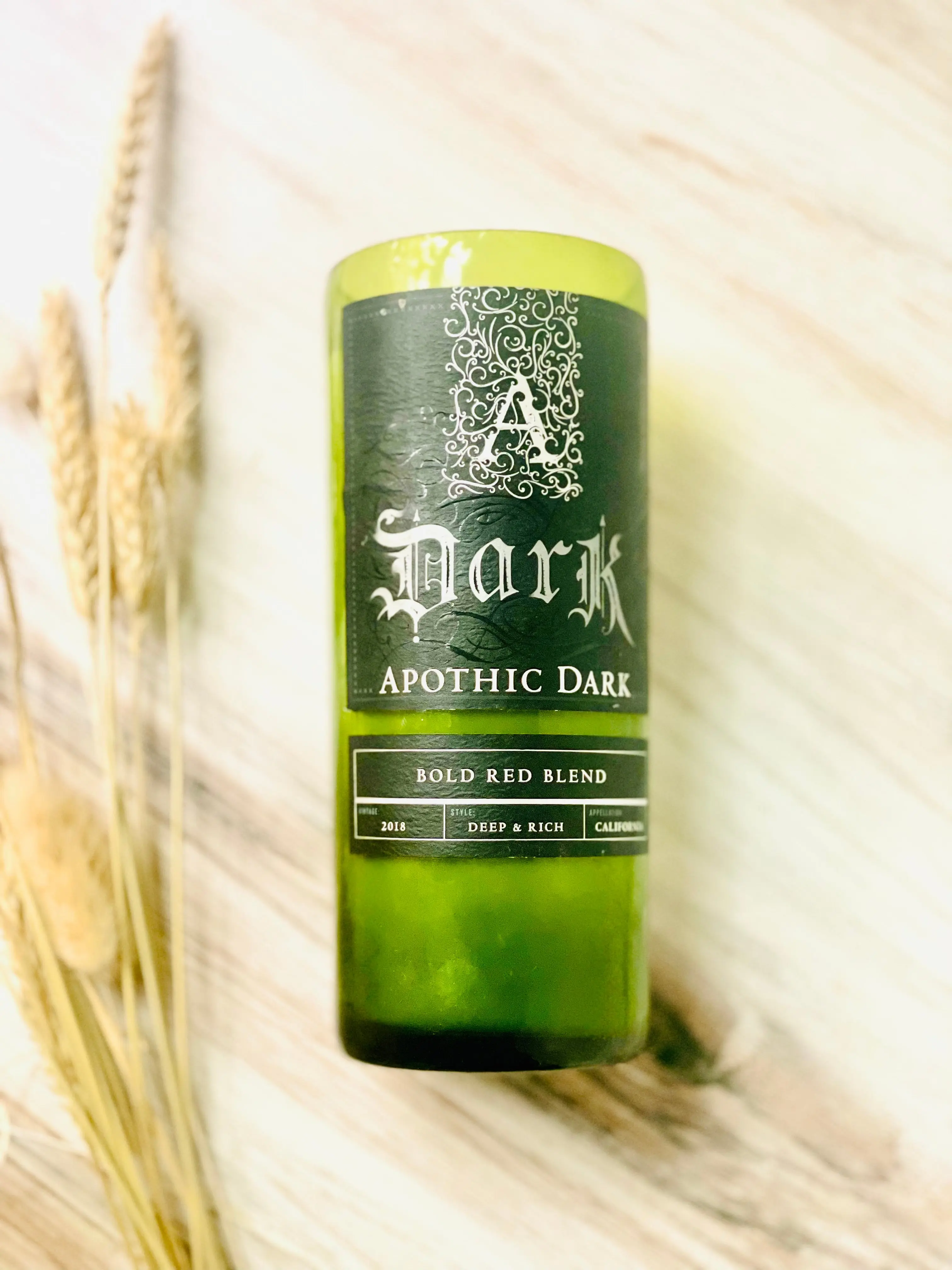 Apothic Dark Red Wine Bottle Candle - Red Blend Scent