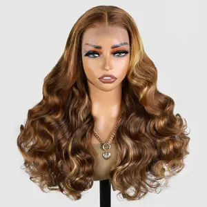 [NEW IN] Raw Vietnamese Hair SDD 250% Density Funmi Bouncy Curly Wig 13x4 Lace Front Wigs P4/30 Loose Body Wave 100% Human Hair Wigs Natural Color Spring curly  Loose Curly Wigs For Women Natural Hairline#TikTokShop