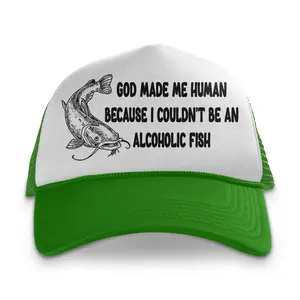 God Made Me Human Custom Printed Hat