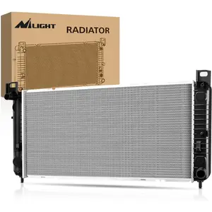 Nilight Radiator for Chevrolet Silverado 2500 GMC Sierra 2500 1999 2000 V8 6.0L, Avalanche 1500 2002 2003 2004, Manual Transmission Without Engine Oil Cooler