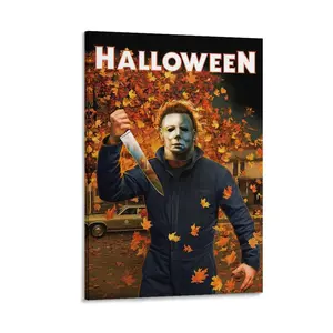 Halloweens Kills Michaels Myers Mask Canvas Art—perfect Poster for Adding Eerie Decor to Your Family Bedroom Or Living Room. Canvas Poster Bedroom Decor Sports Landscape Office Room Decor Gift Frames Ornaments Wall Artistic