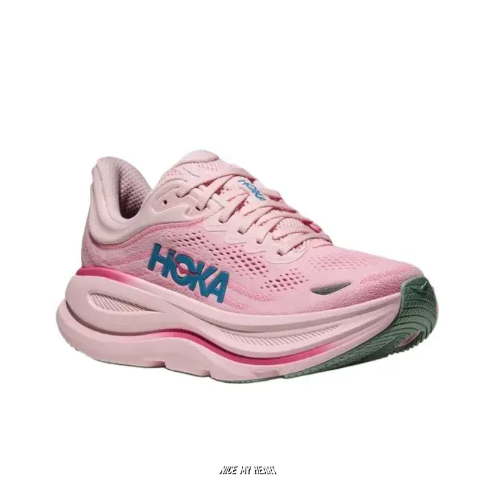 Unisex Soft Pink Road Running Sneakers, Ultra Cushioned Foam Midsole, Breathable Knit Mesh Upper, For Daily Jogging & Long Distance Training