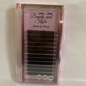 Lash extensions 0.03cc  mix 9-15 mm  individual 0.03 cc 12-20 mm