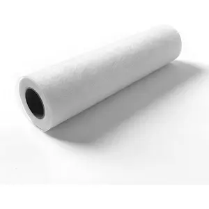 Double Sided Interfacing Fusible, Iron- Non-Woven Fusible Interfacing |  Durable Bond, No-Sew Solution for Sewing & DIY Crafts | Lightweight Polyamide Web (White 11.8"x15yd)