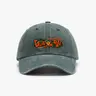Dragon Ball DBZ Unisex Street Baseball Cap 80s 90s Pattern Anime Hat Men Gift Snapback Fitted Vintage Denim Fabric Iconic Logo Heat Transfer Print Green Dragon Ball Detail