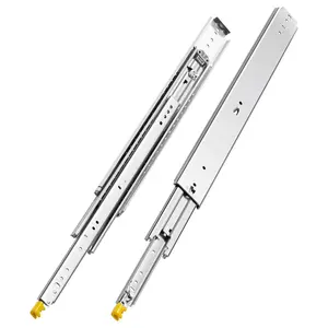 1 Pair 18-60 in Soft-Close Drawer Slides Ball Bearing Full Extension