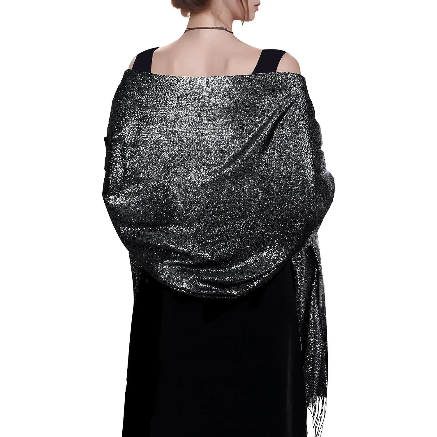 Women's Pashmina Shawls Wraps Scarves for Evening Dresses Bridal Bridesmaid Wedding Winter Large Warm Soft Silky(Gift)