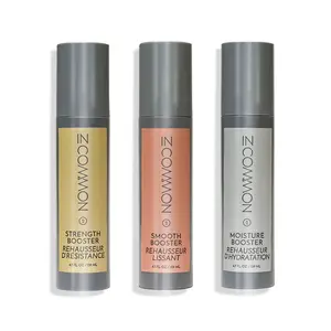 IN COMMON Booster Trio – Moisture, Smooth & Strength Hair Boosters | With Keratin, Plant Oils & Proteins | Hydrates, Smooths, Adds Shine, Strengthens, Reduces Frizz & Improves Manageability – Vegan, Alcohol & Sulfate Free
