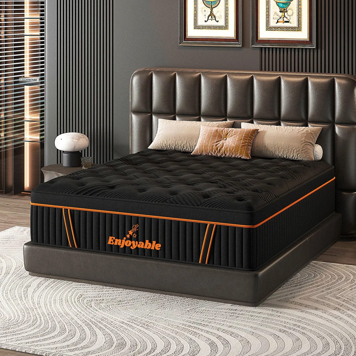 14 Inch Twin Full Queen King Memory Mattress with Independent Springs, Provides Pressure Relief, Motion Isolation and Edges Support, Medium Firmness, Breathable , 100 Trials, Spring Mattress in a box ,Gel infuse memory foam  DealsForYouDays