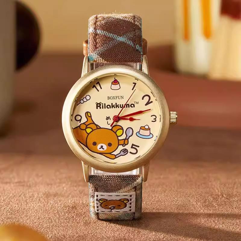 MINISO Rilakkuma Gulu Gulu Moment Series Wristband Watch Blind Box | Trendy Fashion Gift for Friends & Perfect Holiday Present & Holiday Surprise