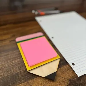 Pencil Sticky Note Holder