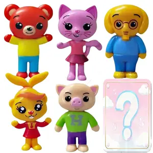 6pcs/set Cute Clown Anime Figure Toy PVC Education Model Dolls For Children Gift Desk Decorations