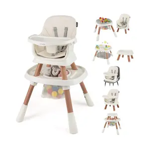 16-in-1 Baby High Chair with Activity Center and Booster Seat for Babies and Toddlers